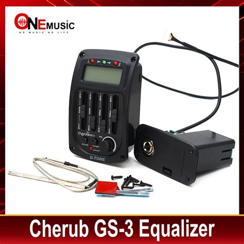 Cherub G Ton Gs Akustik Gitar Preamp Band Eq Ekolayzer Lcd Tuner Gs