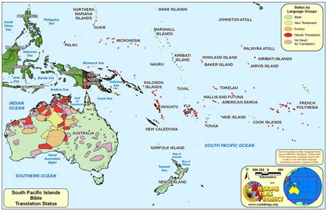 South Pacific Islands - WORLDMAP.ORG