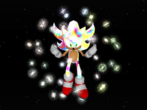 Hyper Sonic 3d By Spacekgreen On Deviantart