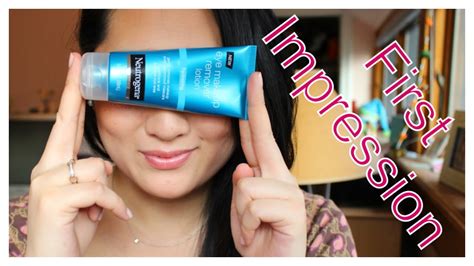 First Impression Neutrogena Eye Makeup Remover Lotion Youtube