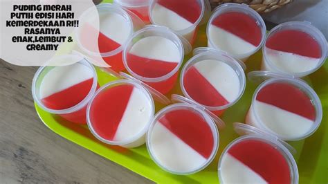 Resep Puding Merah Putih Edisi Hari Kemerdekaan Ri Rasanya Enak