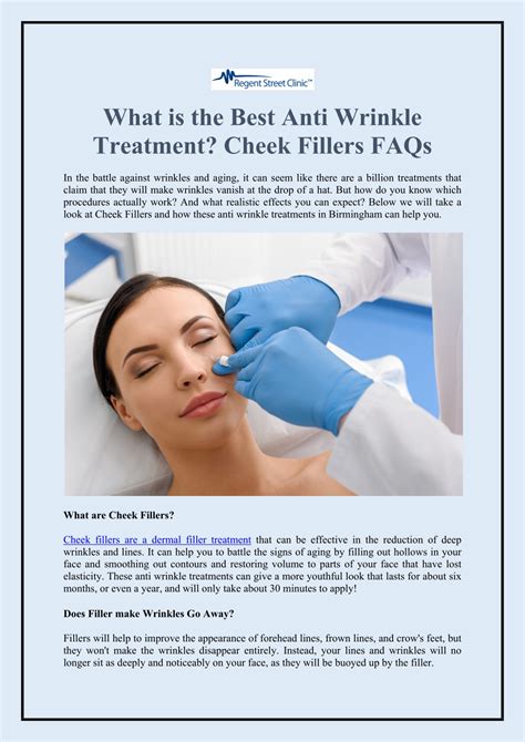 Ppt What Is The Best Anti Wrinkle Treatment Cheek Fillers Faqs