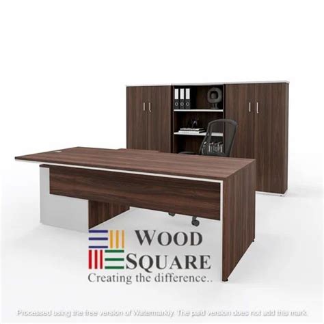 Brown Rectangular Wooden Office Executive Table At Rs 10000 In Sas Nagar