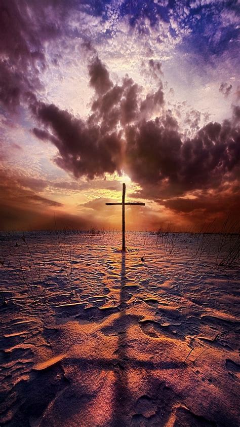 Cross Sunset Wallpaper