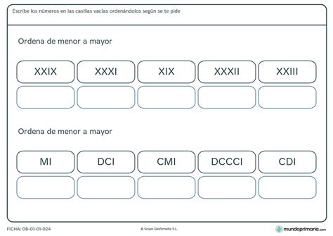 Pequeños Matemáticos 1 ¡conocemos Los Números Romanos