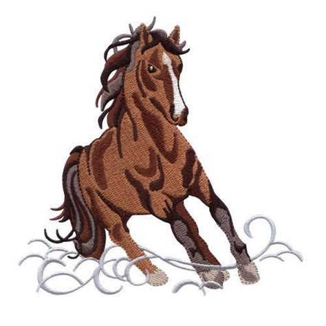 Free Machine Embroidery Designs Horses Wild Horses Embroidery Designs