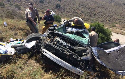 Woman Spends 14 Hours Trapped In Her Car After Wreck On California