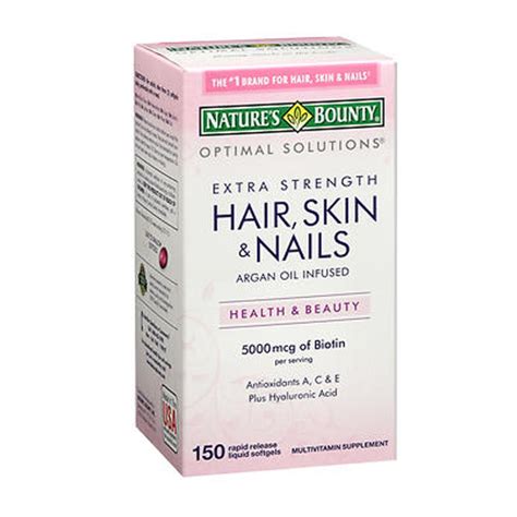 Nature S Bounty Hair Skin And Nails Mcg Buy Indian Products