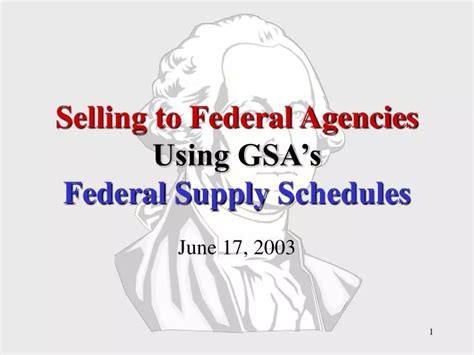 Ppt Selling To Federal Agencies Using Gsas Federal Supply Schedules