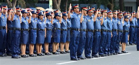 Philippine National Police Asia Law Enforcement Editorial Photography