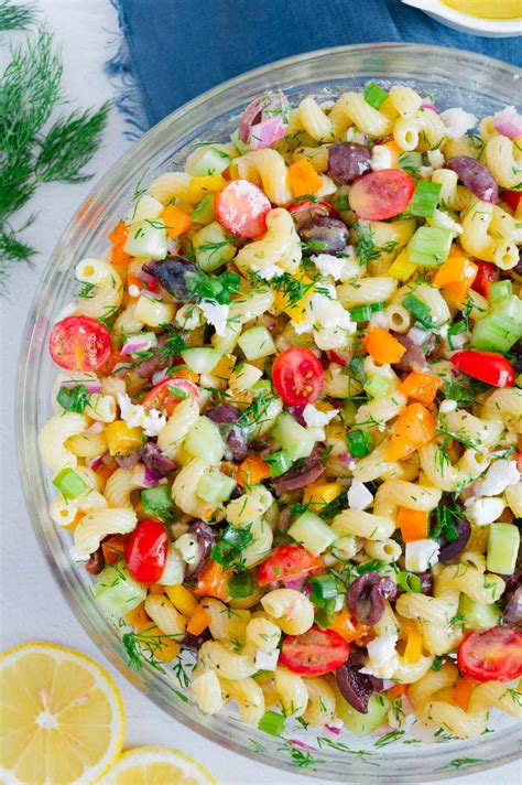 Best Vegan Mediterranean Veggie Pasta Salad Eating By Elaine