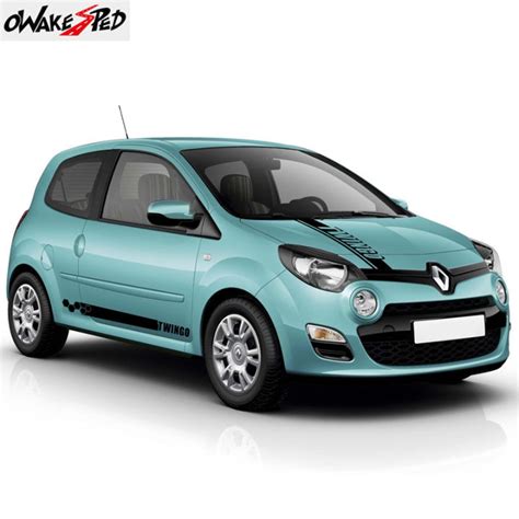 Car Body Door Side Skirt Sticker For Renault Twingo Racing Sport