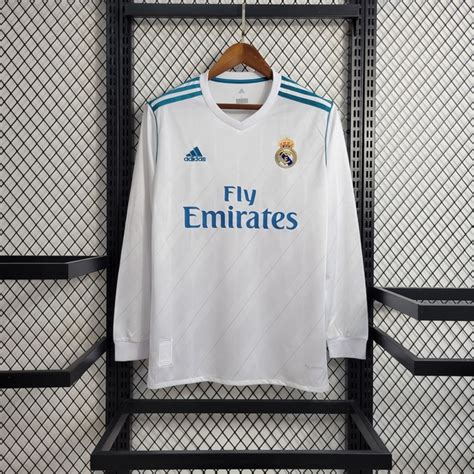 Camisa Retr Real Madrid Home Manga Longa S N Torcedor Adidas