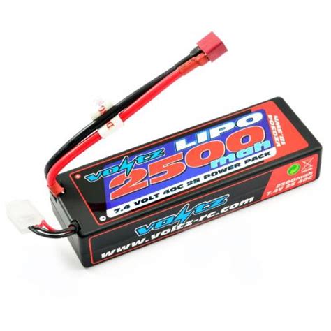 VOLTZ 2500MAH 2S 7 4V 40C HARDCASE LIPO BATTERY STICK PACK Hely Shop