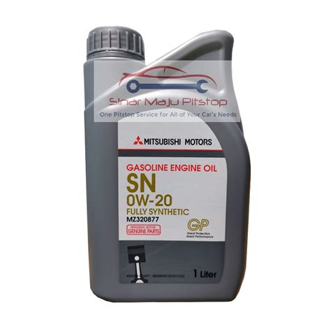 Mitsubishi Motors Genuine Oil 0W 20 API SN Fully Synthetic Pelumas