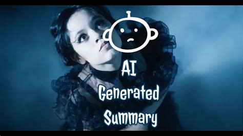 Ai Generated Wednesday Addams Summary Youtube