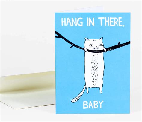 Hang In There Baby Merrymaker Fine Paper