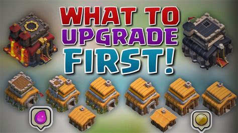 What To Upgrade First At A New Town Hall Level Clash Of Clans Youtube