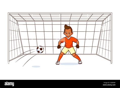 Cartoon Football Goalkeeper Hi Res Stock Photography And Images Alamy