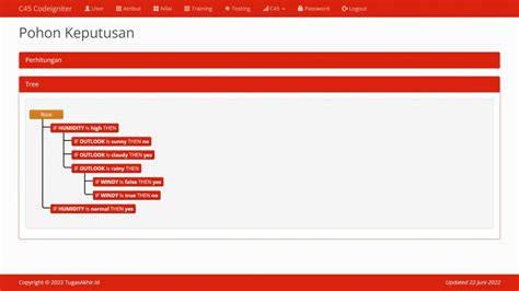 Source Code Data Mining Klasifikasi Algoritma C45 CodeIgniter