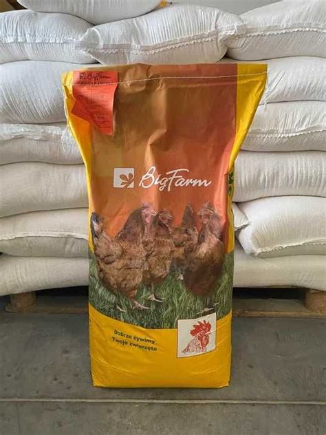 Pasza dla Kur Niosek Ptaki Drób Granulowana z Lucerną 5kg Bigfarm