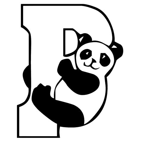 Panda coloring page to download - Panda Coloring Pages for Kids