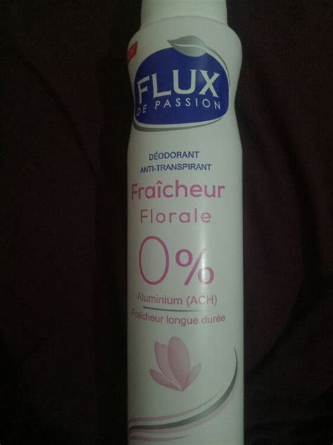 Flux De Passion D Odorant Anti Transpirant Fra Cheur Florale H