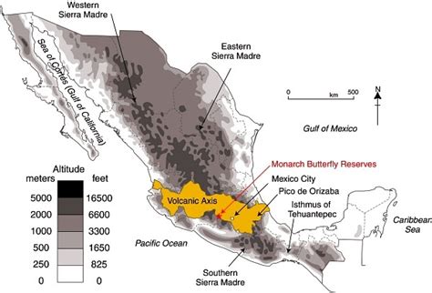 Sierra Madre Occidental On Map - Maps For You