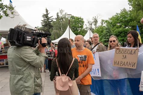 Bnt Takes An Interview At A Meeting Of Opposition Minded Russians In