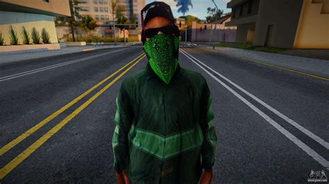 Ryder with bandana (Al Upscaled) for GTA San Andreas