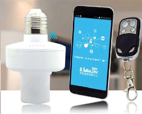 Itead Sonoff E27 Wireless Light Bulbs Holder 433MHz RF Wifi LED Lamps