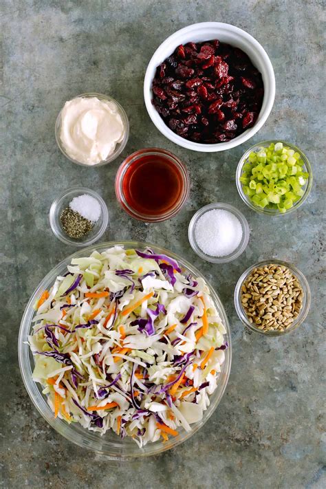 Easy Cranberry Coleslaw L A Farmgirls Dabbles