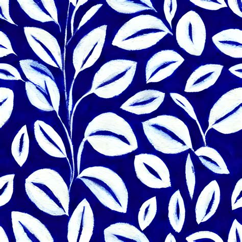 Blue Floral Pattern · Creative Fabrica