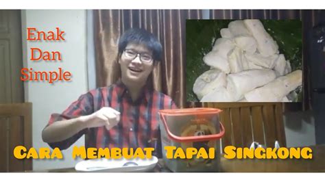 Cara Membuat Tapai Singkong YouTube