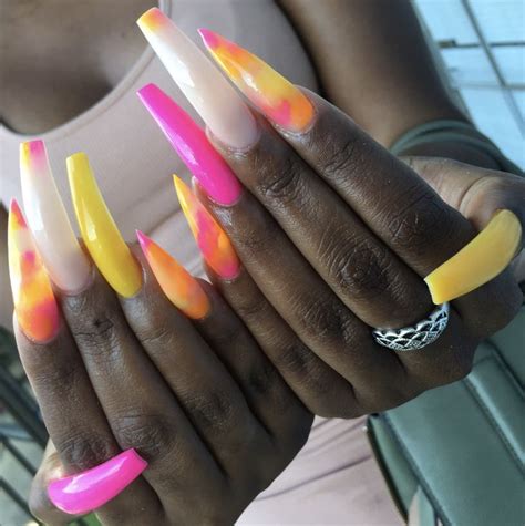 Pin By Nadirah E On Nail Design Acrylic Nails Stiletto Dope Nails