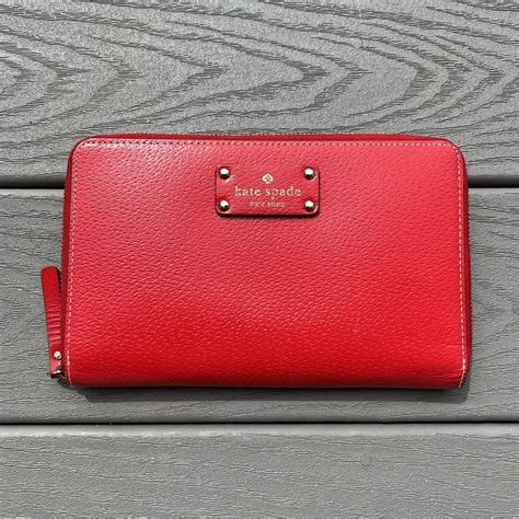 Total 34 Imagen Red Kate Spade Wallet Abzlocalmx