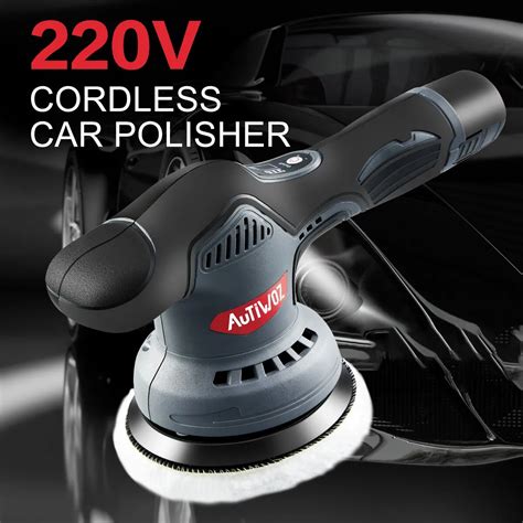 Cordless Car Polishing Machine Wireless Car Polisher 5800rpm Brushless Dual Action Car Polish ...