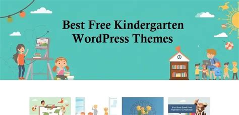 kindergarten wordpress themes   testerwp