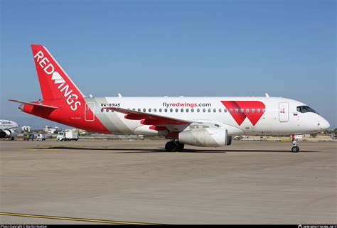 RA 89145 Red Wings Sukhoi Superjet 100 95B Photo By Martijn Koetsier