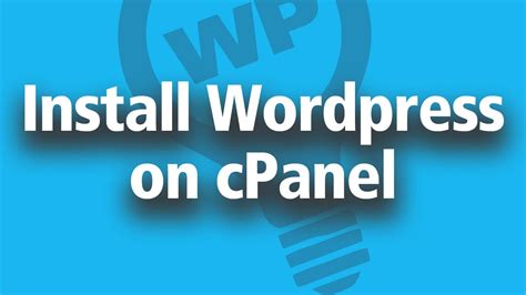 How To Manually Install Wordpress On CPanel Straight To The Point