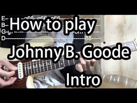 How To Play Johnny B Goode Intro Chuck Berry Guitar Tutorial With Tabs