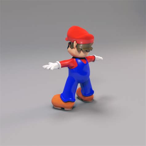 super mario 3d model