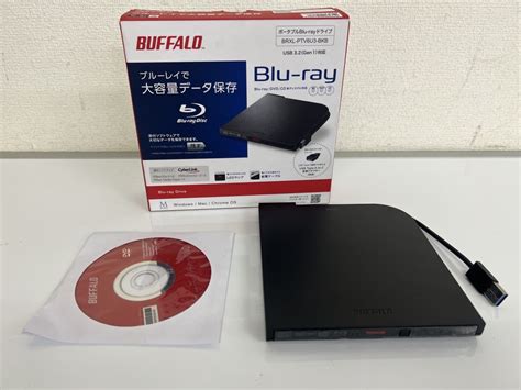 み Buffalo バッファロー 外付けブルーレイドライブ Brxl Ptv6u3 Bkb Usb32 Gen1 対応外付け｜売買された