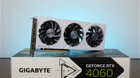 Great For White PC Builds Gigabyte GeForce RTX 4060 EAGLE OC ICE 8G