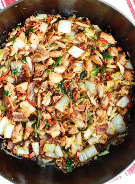 Quick & Easy Chicken, Bacon, and Cabbage Stir-Fry - That Spicy Chick