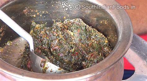 Mint Pickle Pudina Oorugai Thokku How To Make Step By Step Photos And Video