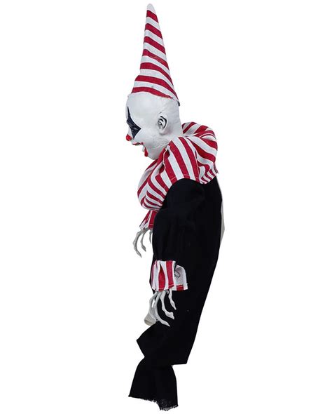 Fidgeting Horror Clown Hanging Figure 80cm Animatronic Horror