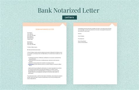 Authorization Letter For Bank In Word PDF Google Docs Pages