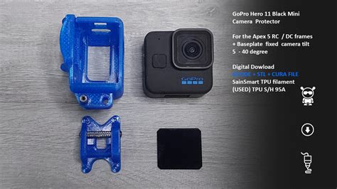 Archivo STL GoPro Hero 11 Negro Mini Protector de cámara Para el Apex 5