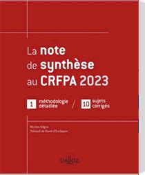 Crfpa Pr Paration Aux Preuves Crites Du Crfpa Boutique Dalloz